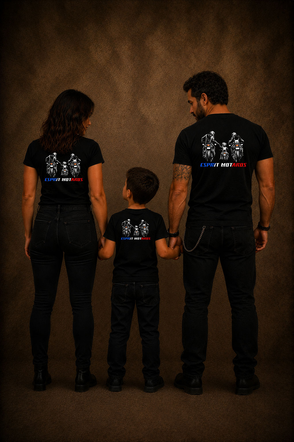 T-Shirt Enfant – La famille motarde – Image 4