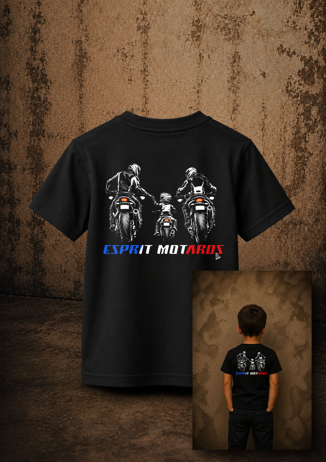 T-Shirt Enfant – La famille motarde