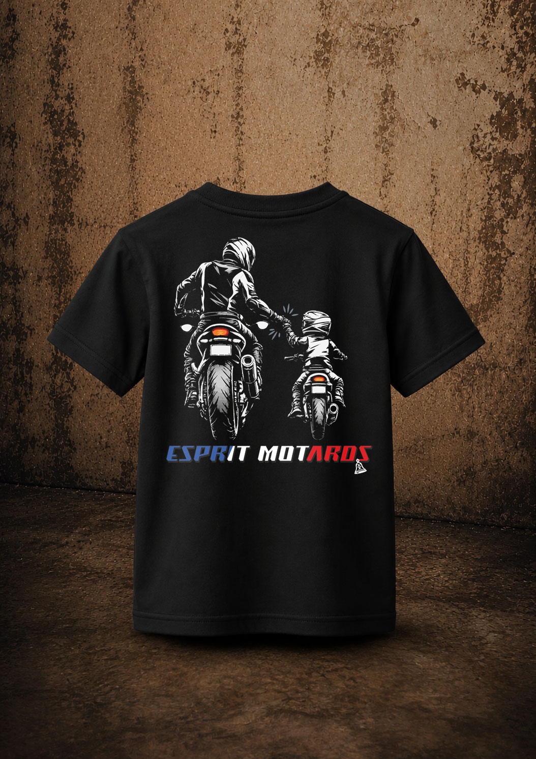 T-Shirt Enfant – Père & Fils – L’Héritage Motard – Image 2