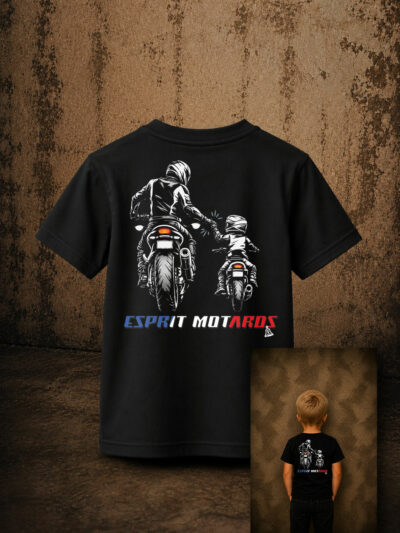 T-Shirt Enfant – Père & Fils – L’Héritage Motard