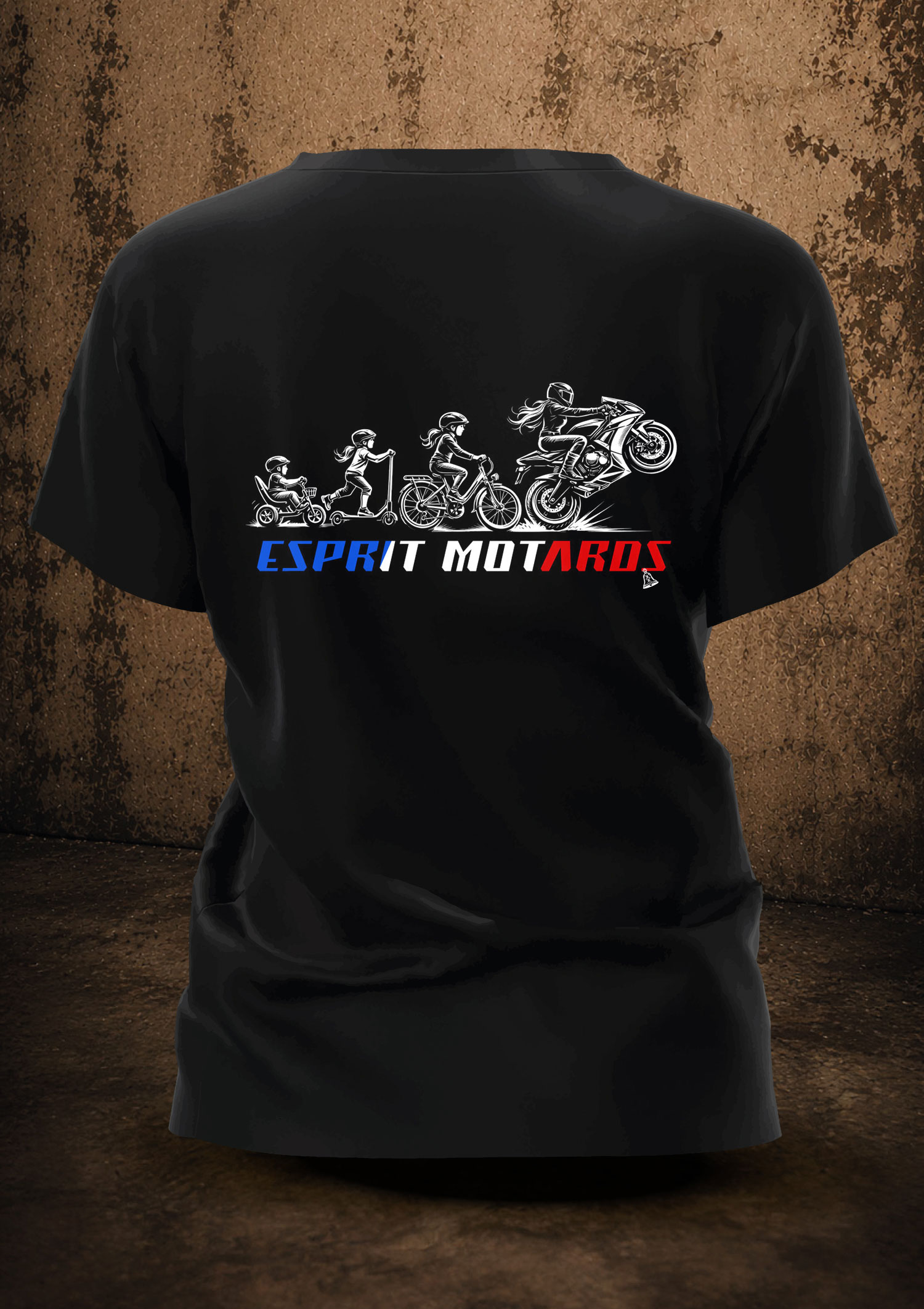 T-Shirt Femme - Née pour Rouler – Image 2