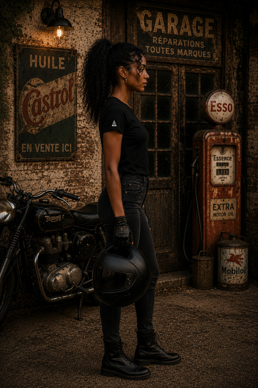 T-Shirt Femme - Née pour Rouler – Image 5