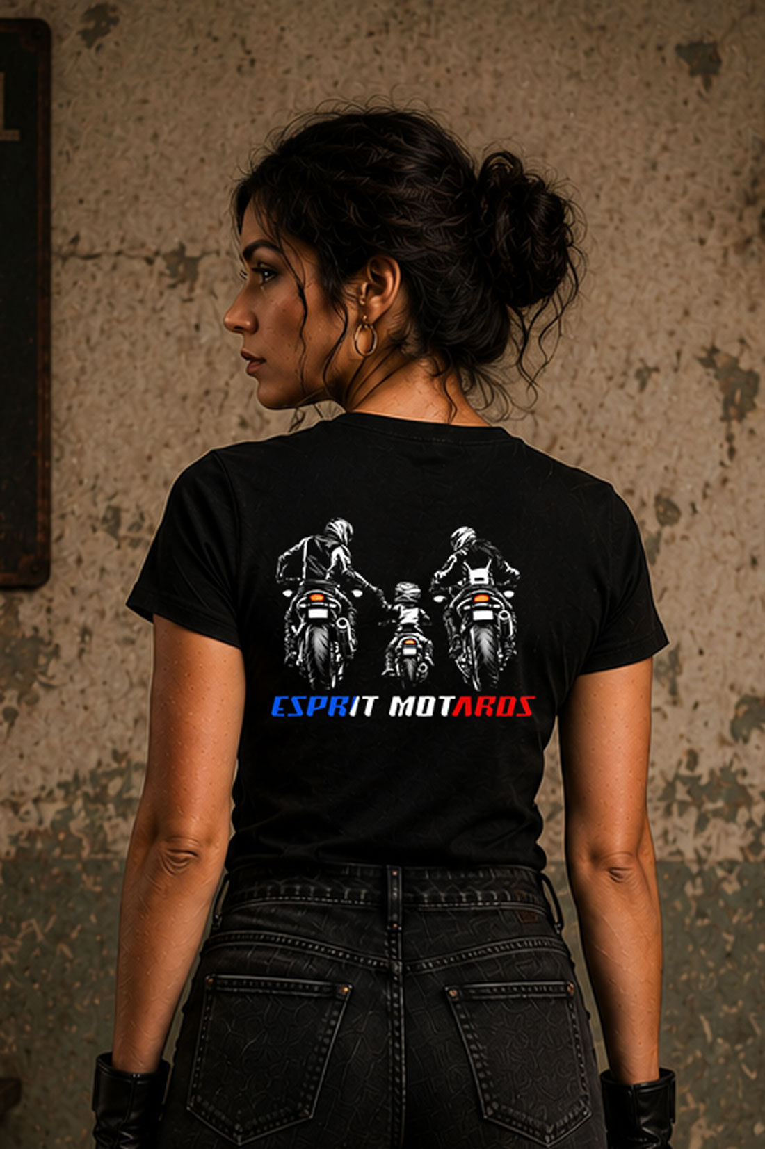T-Shirt Femme - La famille motarde – Image 3