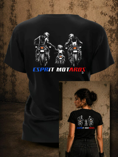 T-Shirt Femme - La famille motarde