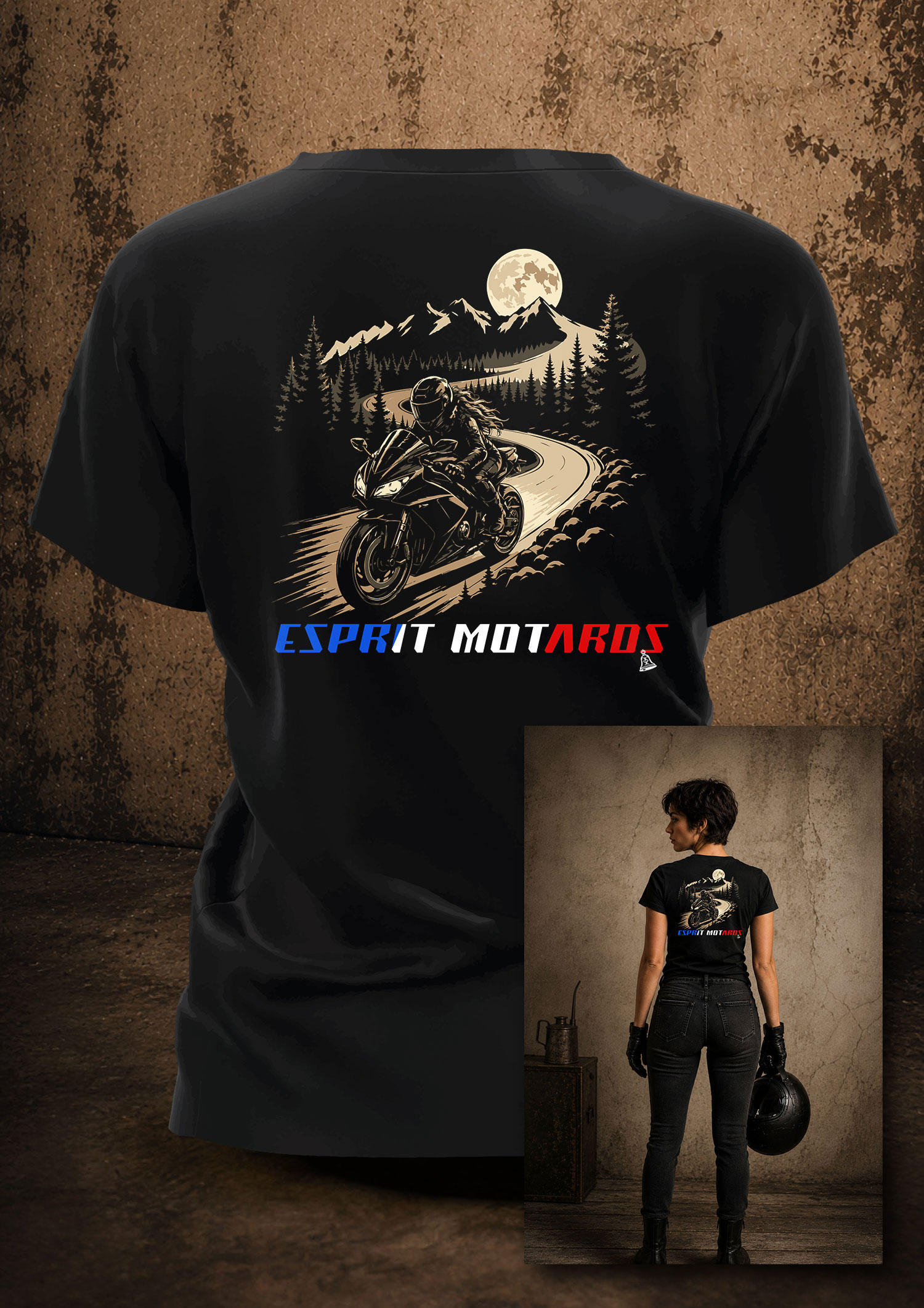 T-Shirt Femme - La Route de Nuit