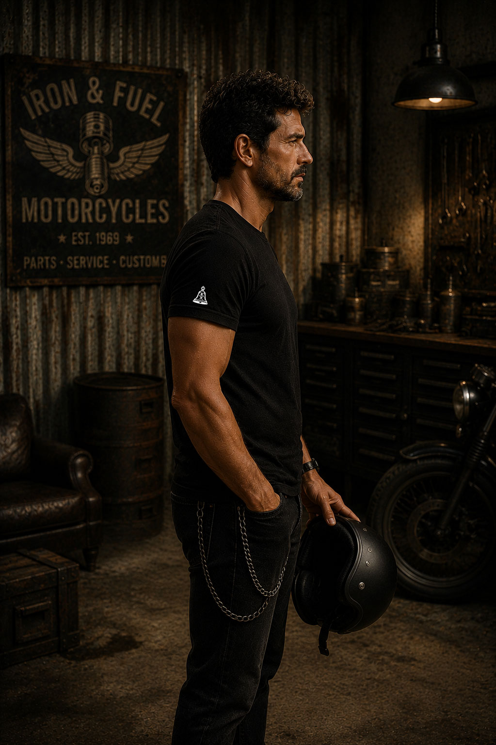 T-Shirt Homme - L'Ange de la Route – Image 4