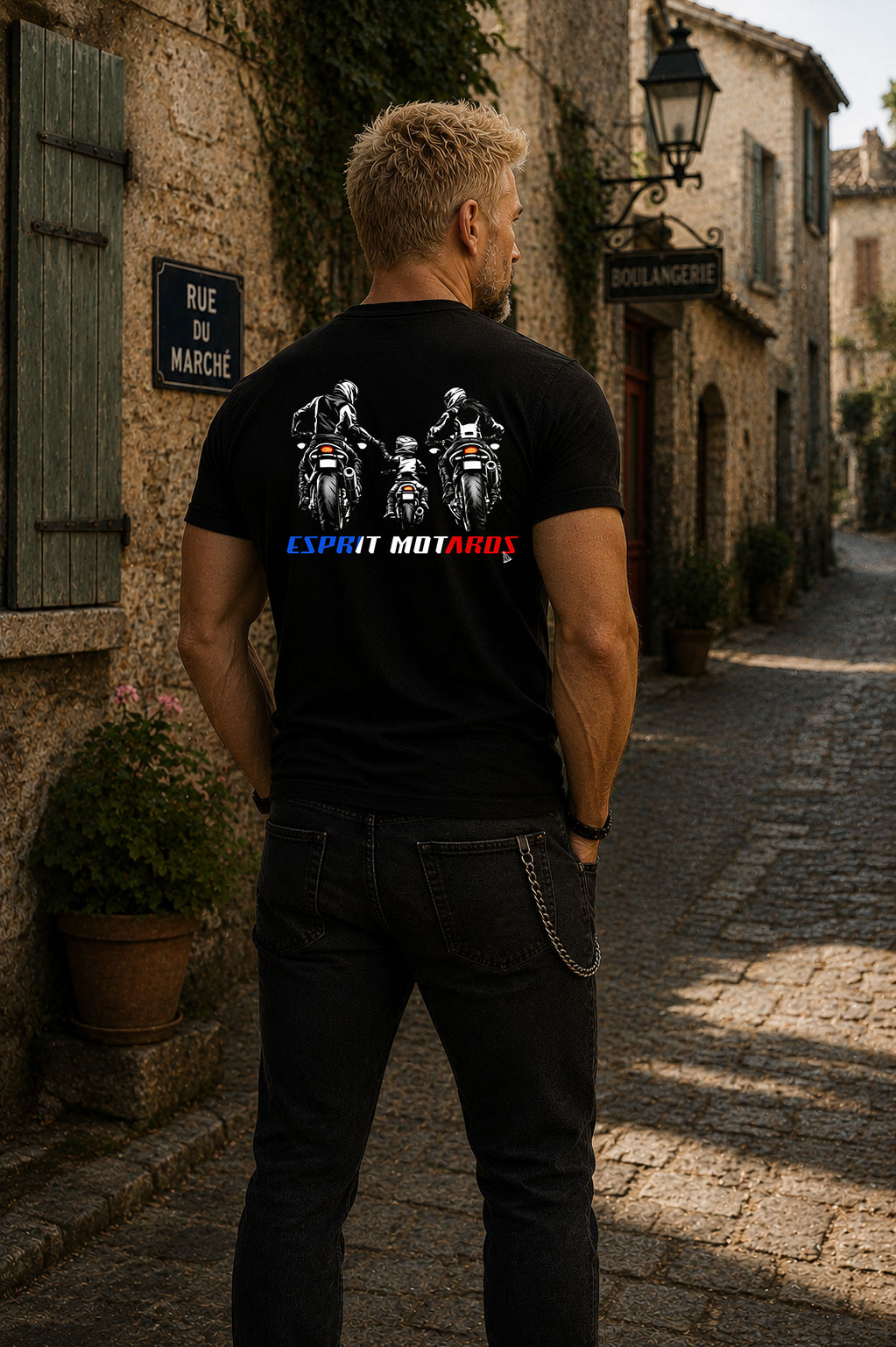 T-Shirt Homme - La famille Motarde – Image 3