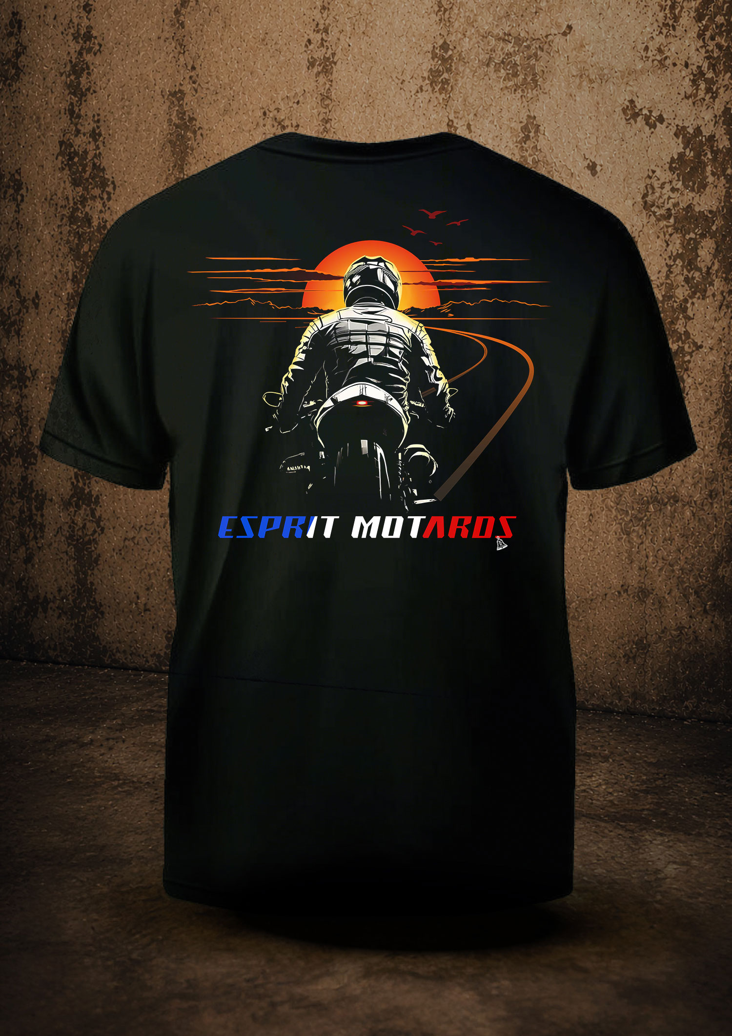 T-Shirt Homme - couché de soleil – Image 5