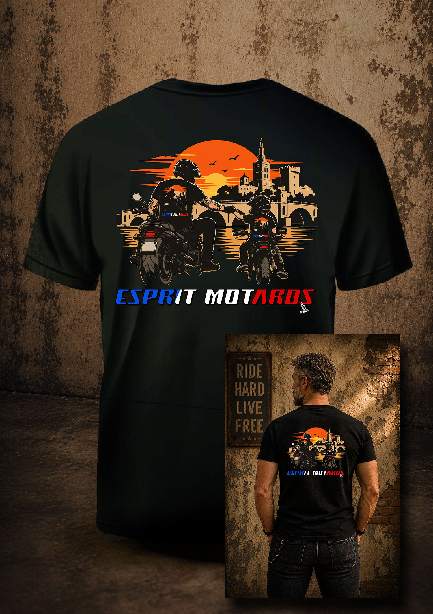 T-Shirt Homme - pere et Fils - Avignon