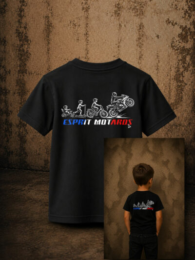 T-Shirt Enfant-garçon – Née pour Rouler