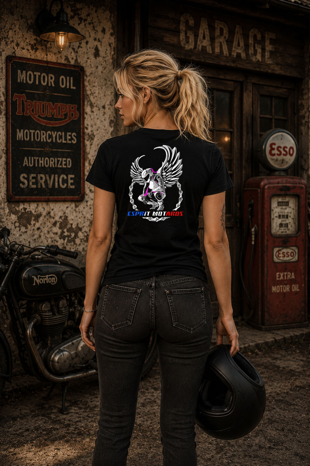 T-Shirt Femme - Ange de la route – Image 3