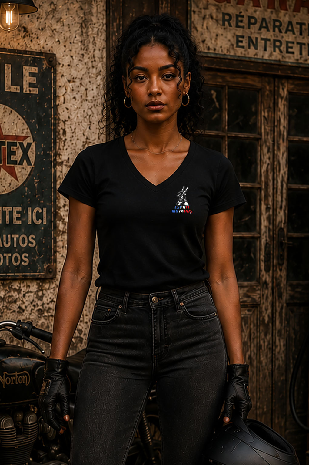 T-Shirt Femme - Née pour Rouler – Image 4