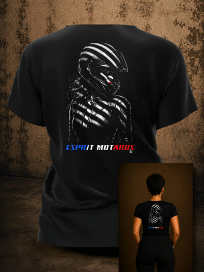 T-shirt Femme « L'Ombre de la Motarde »