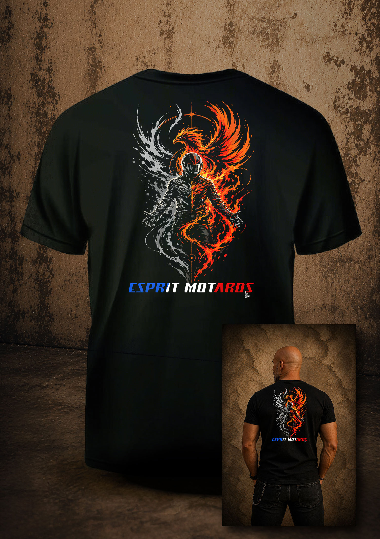 T-shirt Homme « Le Phénix de la Route »