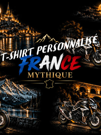 T-shirt personnalisé – Univers France mythique